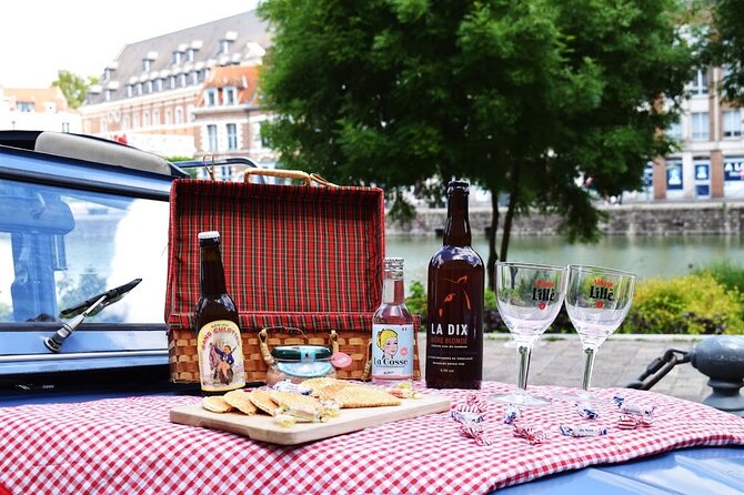 1 Hour Private Lille Tour by Convertible 2CV with a Local Products Tasting - Old Lille’s narrow streets from an open-top car