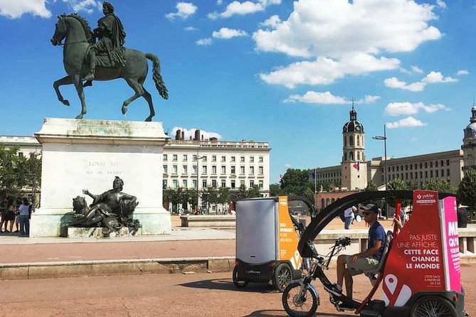 1 or 2-Hour Pedicab tour of Lyon - What the pedicab feels like in practice