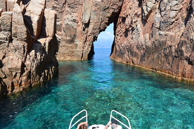 Afternoon in Scandola and creeks of Piana with stop in Girolata - Seating, language, and comfort on a boat for 49