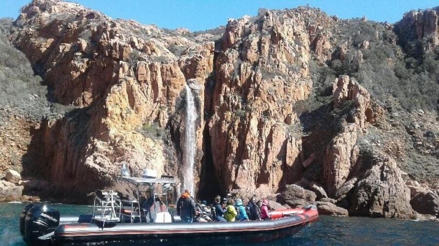 Ajaccio/Porticcio: Scandola & Piana Semi-Rigid Boat Day Trip - The red stone maze of the Piana Calanques
