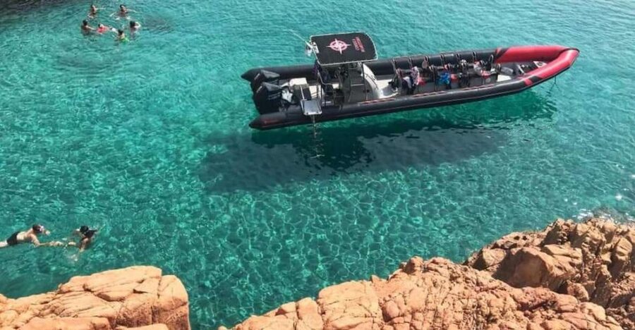 Ajaccio/Porticcio: Scandola & Piana Semi-Rigid Boat Day Trip - Swimming at Capo Rosso