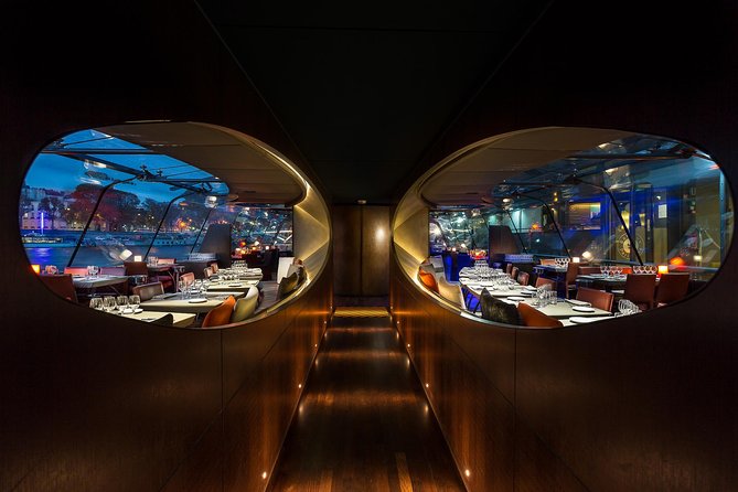 Bateaux Parisiens Seine River Gourmet Dinner & Sightseeing Cruise - Boarding beside the Eiffel Tower at 8:30 p.m.