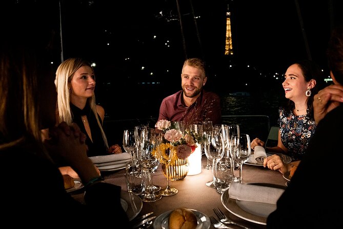 Bateaux Parisiens Seine River Gourmet Dinner & Sightseeing Cruise - From the Eiffel Tower to Pont Alexandre III