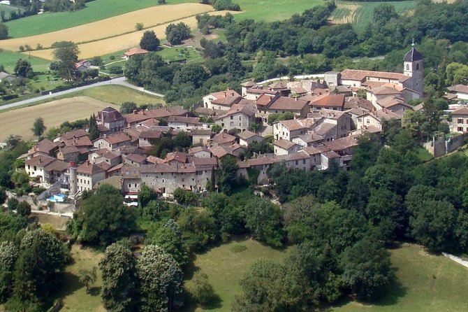 Beaujolais & Perouges Medieval Town (9:00 am to 5:15 pm - Small Group Tour Lyon - Oingt, one of the day’s prettiest stops