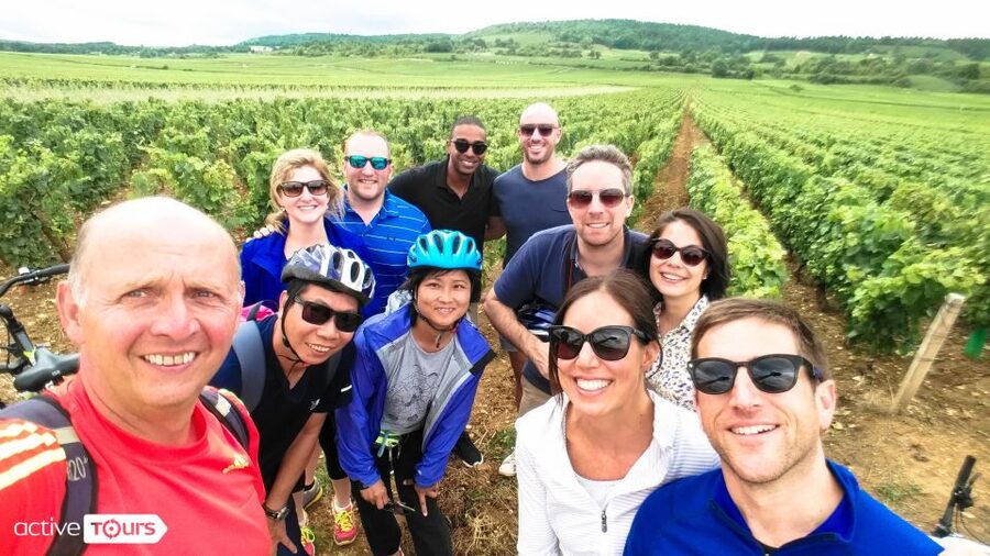 Beaune: Winery Tour by Bike with Wine Tasting - The winery visit and four-domain tasting