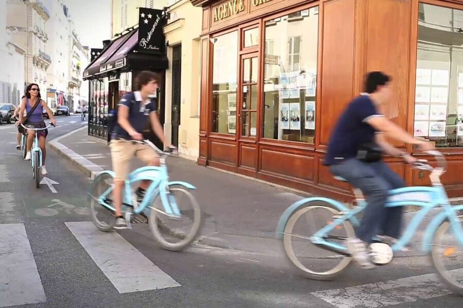 Best of Paris Bike Tour - Rue Cler: a half-hour for something to eat