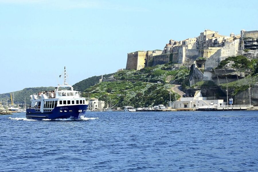 Bonifacio by Sea: Unmissable Escape from Ajaccio/Porticcio - Roccapina and the lion-shaped rock