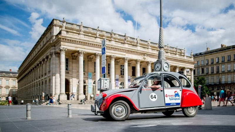 Bordeaux: Private Tour in a Citroën 2CV - The opening ride along Allées de Tourny and the Grand Théâtre