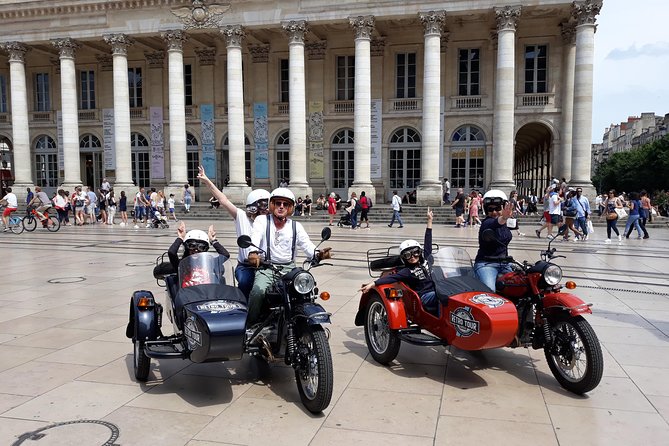 Bordeaux Sightseeing Private Sidecar Guided Tour - Starting at Place de la Bourse and the Water Mirror