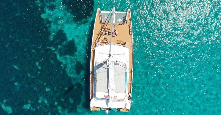 Cannes: Half-Day Catamaran Cruise - Sailing across the Bay of Cannes