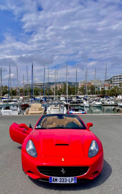 Cannes : Visite guidée en Ferrari sur les routes de Cannes - Key details before you book