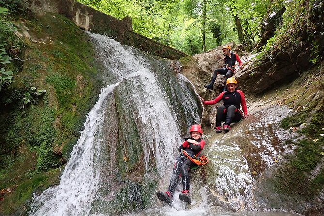 Canyoning discovery in the Vercors - Grenoble - Getting suited up in neoprene