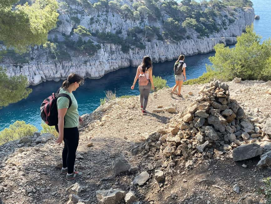 Cassis: 3 Calanques Half-Day Hiking Tour with Swimming - The climb toward En-Vau at 90 meters