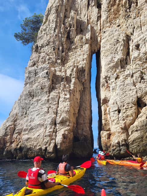 Cassis: Calanques National Park Sea Kayaking Tour - Swimming, sea caves, and local stories