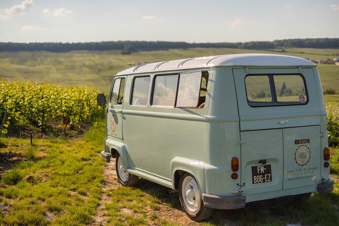Champagne experience with a vintage van from Epernay - 3 hours - Is $96.75 a fair price?
