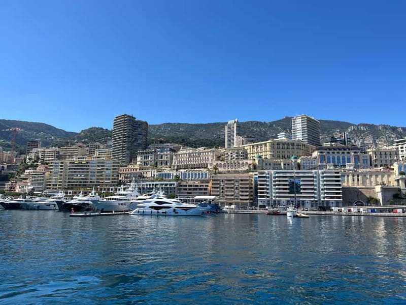 Coastal boat tour from Villefranche-Sur-Mer to Monaco - Leaving Villefranche and crossing the bay