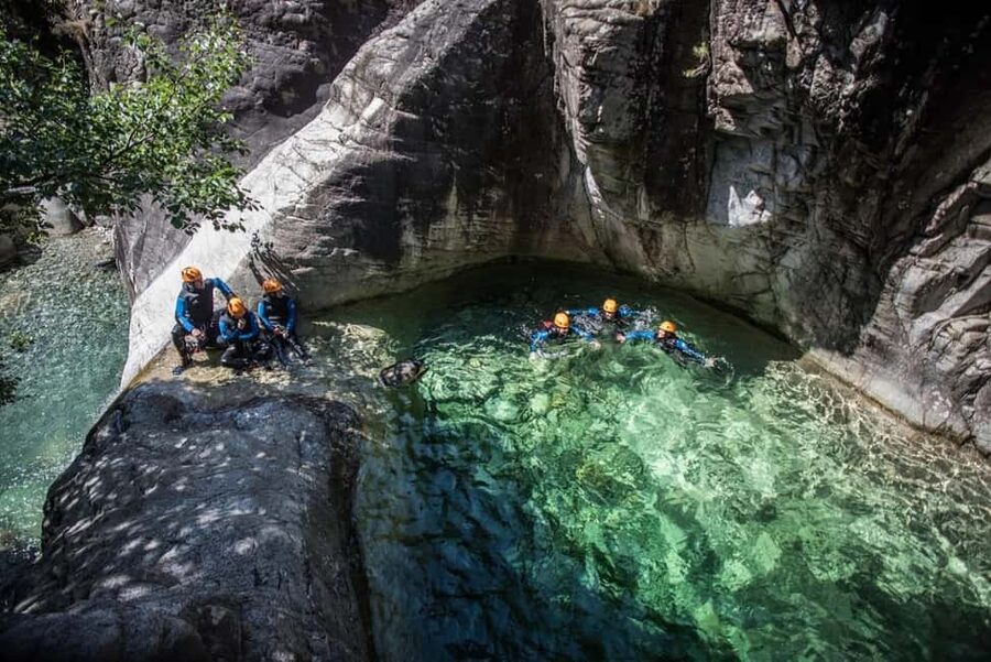 Corsica Richiusa Sporty Canyon Tour - The uphill walk is part of the challenge