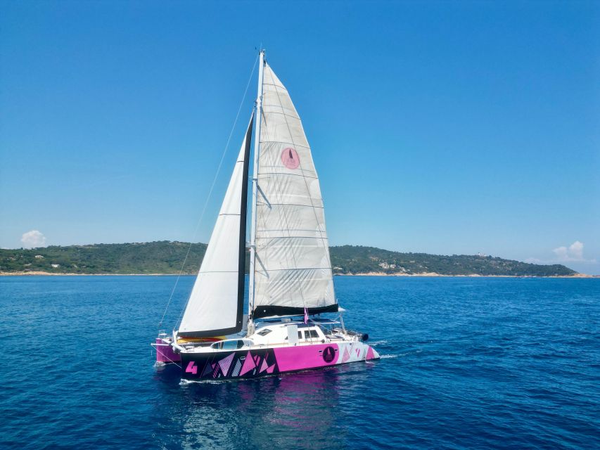 Côte d'Azur: Half-Day Coastline Catamaran Sailing Tour - The crew and the mood onboard