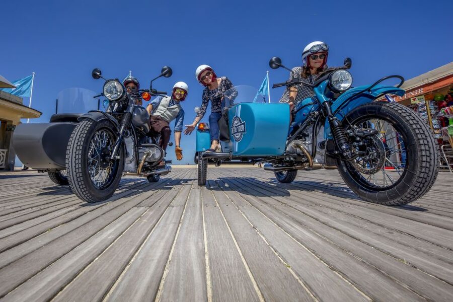 Deauville: Private Guided Tour by Vintage Sidecar - Hotel Barrière Le Normandy: the polished face of Deauville