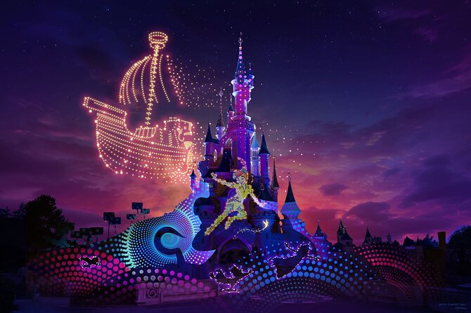 Disneyland® Paris Express Shuttle with Admission Ticket from Central Paris - Disneyland Park and Walt Disney Studios Park