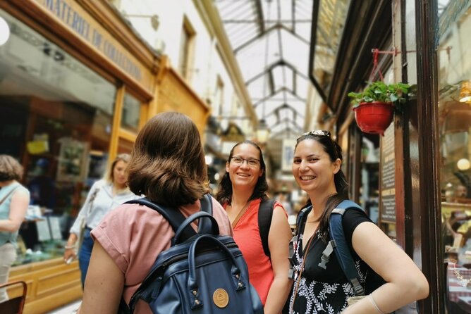 Escape Game in the Covered Passages in Paris - Guide support from Raphaële and Romain
