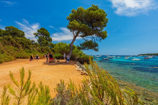 Ferry from Cannes to the island Ste Marguerite - Batéguier Lake and the coast