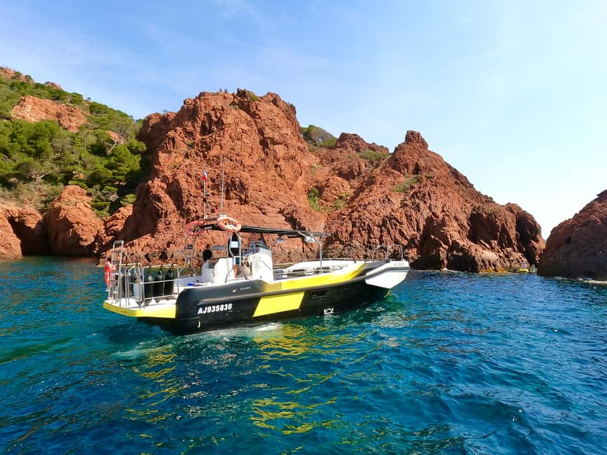 Fréjus: Sea and Creeks Boat Tour with Snorkeling and Drinks - What the $63 price really covers