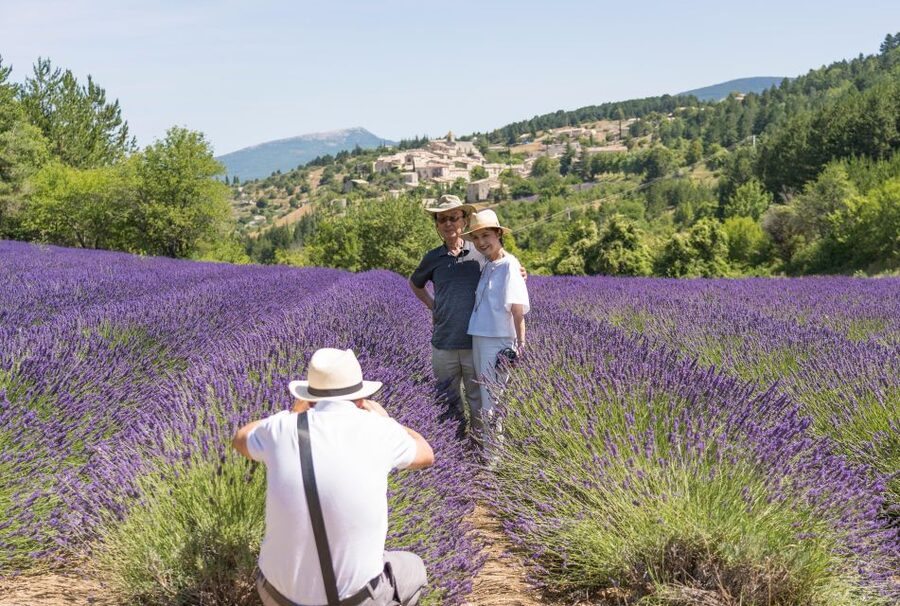 From Avignon: Half-Day Lavender Tour of Luberon - Roussillon: 45 minutes among ochre-colored streets