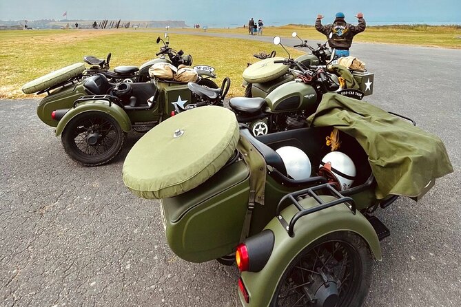 From Bayeux: 2-hour private sidecar tour in Normandy - Omaha Beach in a sidecar