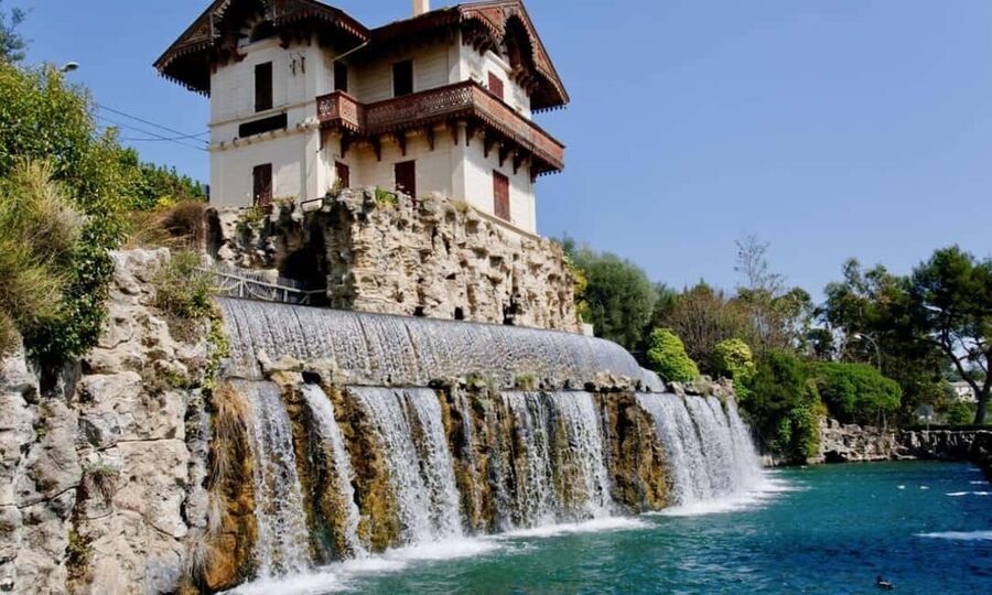 From Nice: Cannes, Saint Paul de Vence and Wine Tasting - Gairaut Waterfall and the Last View Over Nice