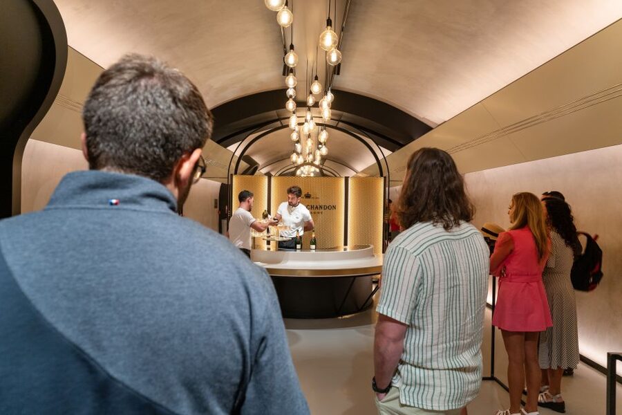 From Paris: Day Trip to Champagne with 8 Tastings & Lunch - Entering a major Champagne house