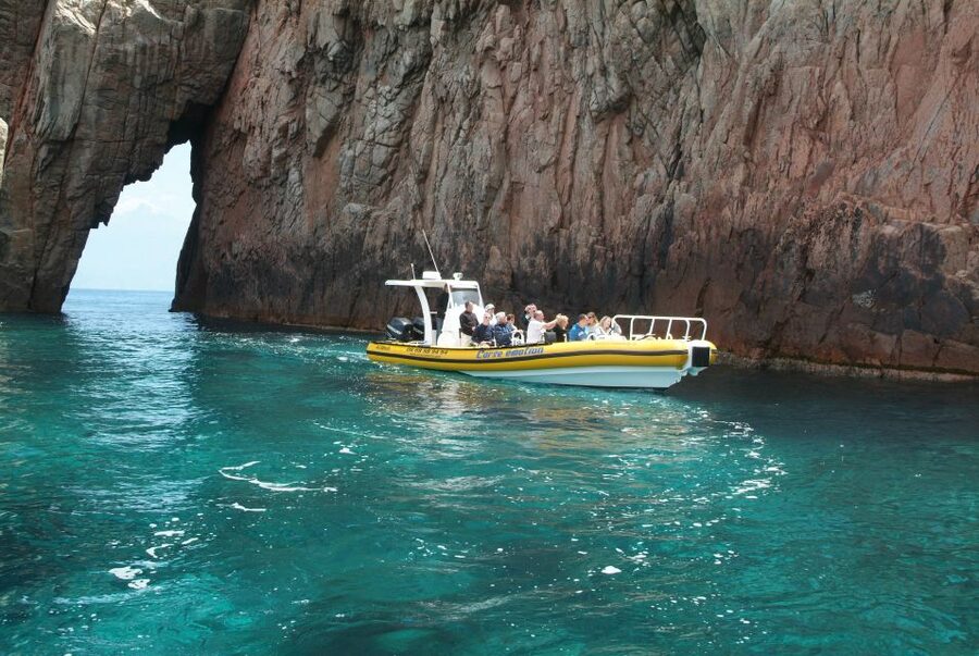 From Porto: Calanche de Piana and Capo Rosso Boat Tour - Sea caves, strange rocks, and the natural pool