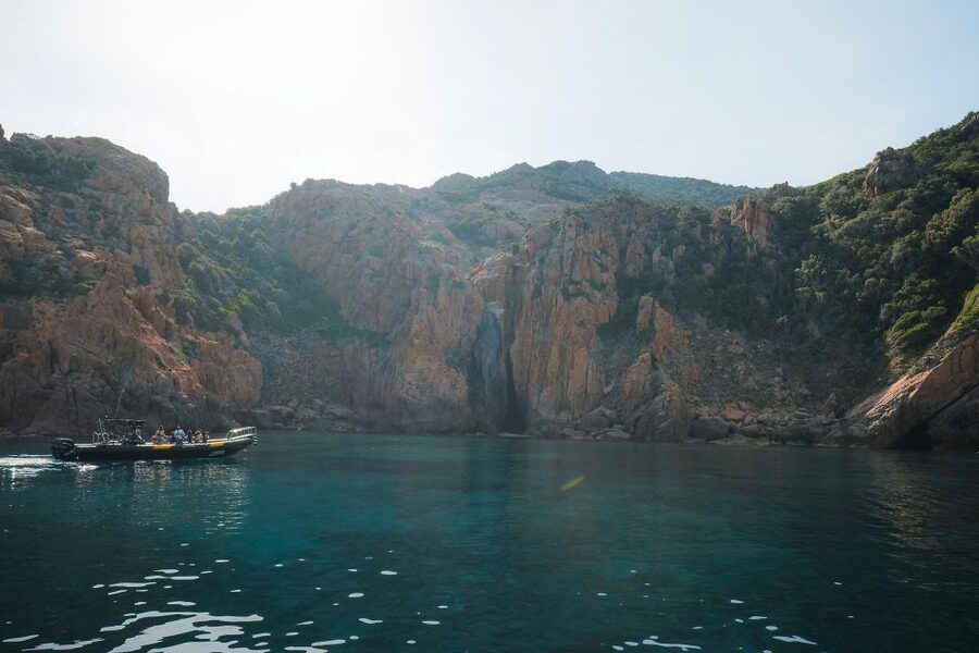 From Porto: Piana Creeks and Scandola Semi-Rigid Boat Tour - Swimming and snorkeling depend on the sea