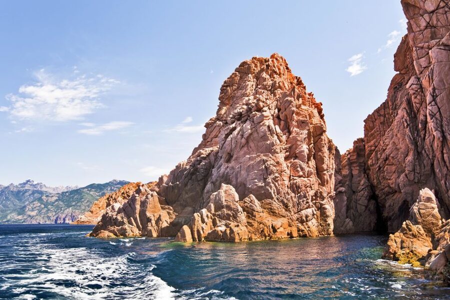 From Porto: Scandola and Calanche de Piana Boat Tour - Piana’s pink granite cliffs