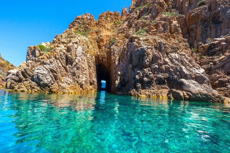 From Porto: Scandola & Girolata Tour by Boat - Elbu Bay and its clear water