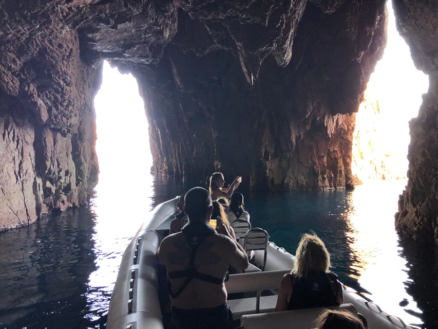 From Sagone/Cargèse: Scandola and Calanques de Piana Cruise - Swimming and snorkeling at Capo Rosso