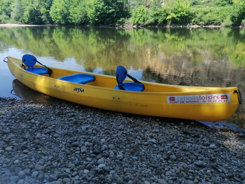 From Vitrac: Dordogne River Canoe Rental - Paddling the three-hour route
