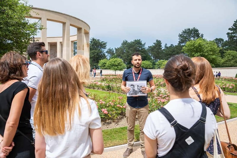 Guided Tour of the Landing Sites and the Memorial of Caen - Lunch at Les Pommiers gives the day a needed pause