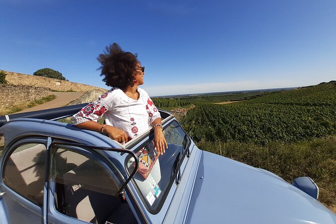 Half-day guided tour on the Burgundy wine Route in a classic car - The practical limits of a short private outing