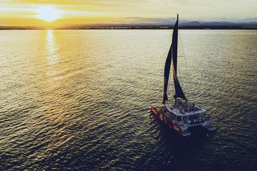 La Grande Motte: Camargue Sunset Catamaran Tour with a Drink - Cruising toward the Camargue