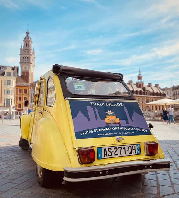 Lille Driving Tour by Convertible Citroen 2CV - The guide makes or breaks the ride