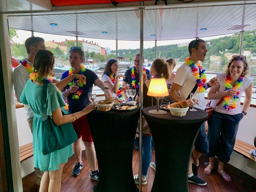 Lyon: City Cruise with Charcuterie, Cheese, and Wine - The slopes of Croix-Rousse and Lyons changing skyline