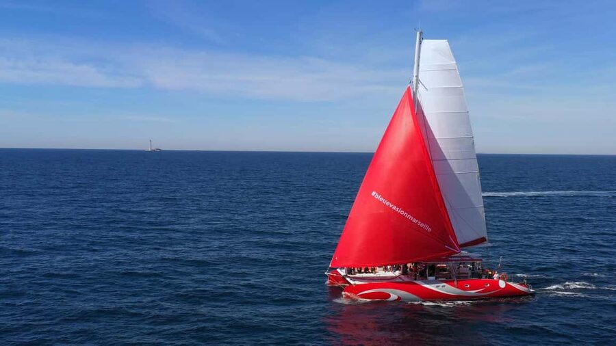 Marseille : Calanques Catamaran Cruise with Lunch & Wine - The secret stop and Sugiton