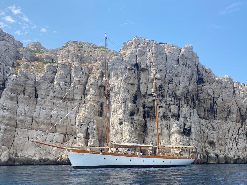 Marseille: Calanques Sailing Day Trip with Lunch and Wine - A chef-prepared buffet with wine
