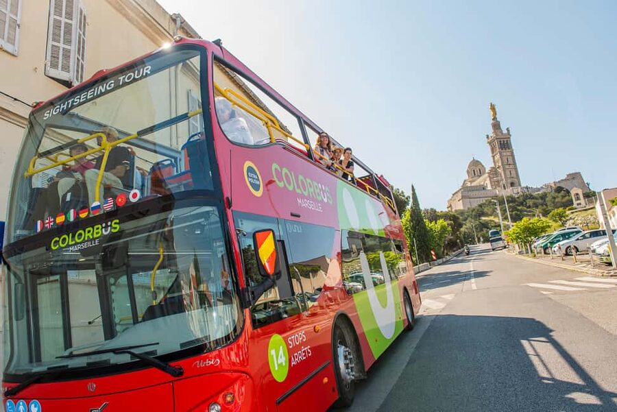 Marseille: City Sightseeing Hop-On Hop-Off Bus Tour - The Colorbüs app and audio guide