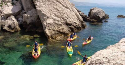 Marseille: Côte Bleue Calanques Half-Day Kayak Tour
