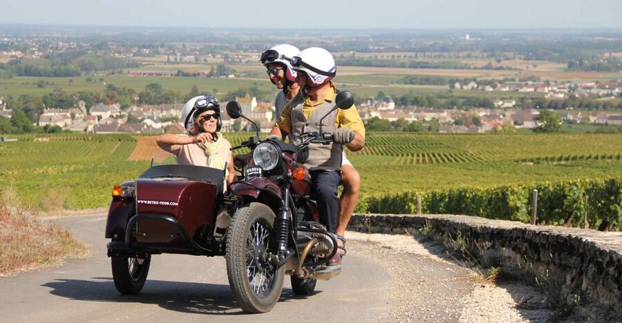Meursault: Tour of the Vineyards on Motorbike with Sidecar - Climbing Saint-Christophe hill for the first panorama