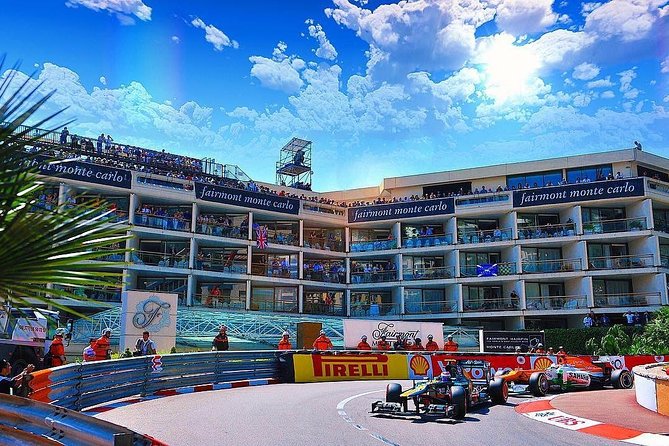 Monaco Formula 1 Walking Tour - The Inside Track Monaco F1 - Starting at Port Hercule and the swimming pool
