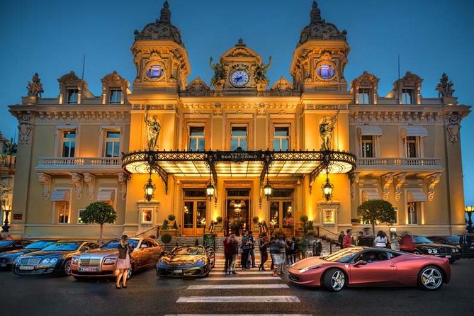 Monaco & Monte-Carlo by night - The Moyenne Corniche stop gives you the big picture