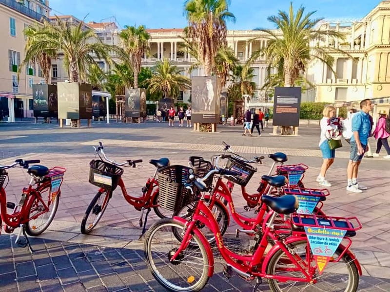 Nice 3Hrs by EBike: Essentials Oldest Districts & Panoramas - Vieux Nice and the maze of colored streets